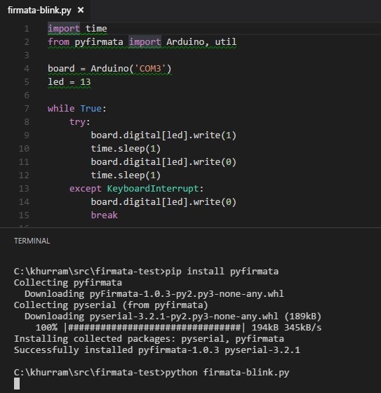 firmata-python